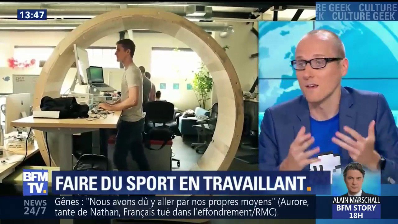 Pédalier, roue de hamster... Ces méthodes qui permettent de faire sport tout en travaillant