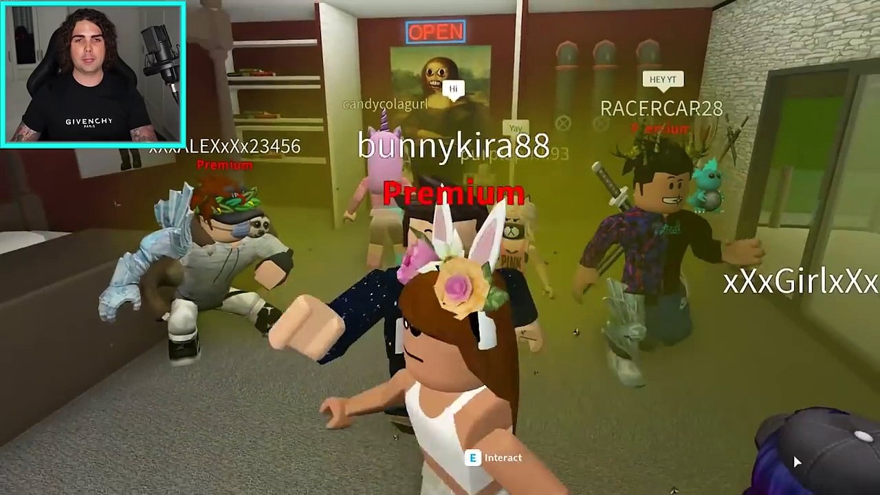 CRAZY GIRL DESTROYS MY LUXURY MANSION IN ROBLOX BLOXBURG!