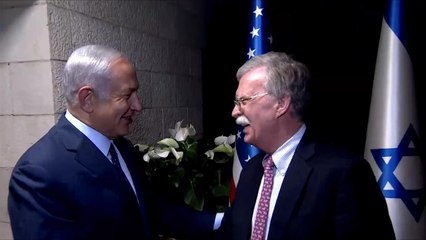 بولتون يبحث في تل أبيب التدخل الإيراني في سوريا