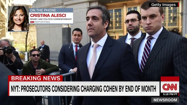 NYT_ Prosecutors may charge Michael Cohen with fraud