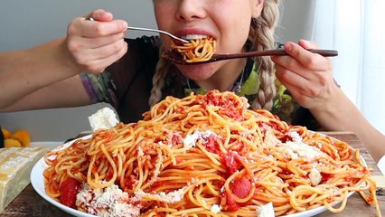 Spaghetti 스파게티 Mukbang 먹방