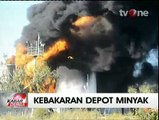 Depot Bahan Bakar Meledak, Seorang Petugas Pemadam Kebakaran Tewas