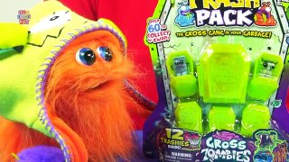 The Trash Pack Gross Zombies Collection Halloween Toy Review [Moose Toys]