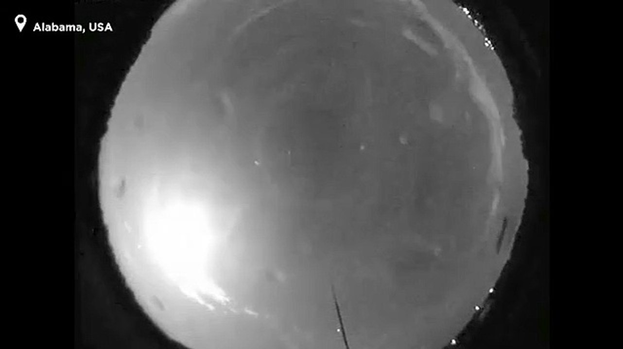 Un meteorito sobrevuela los Estados Unidos