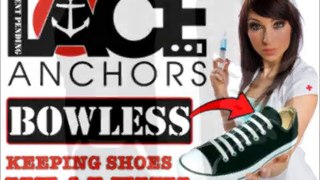 How to Diamond Lace shoes with Lace Anchors