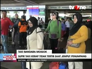 Menolak Diatur, Ratusan Taksi di Bandara Hang Nadim Mogok Operasi
