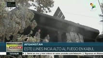 Inicia este lunes alto al fuego con los talibanes en Afganistán
