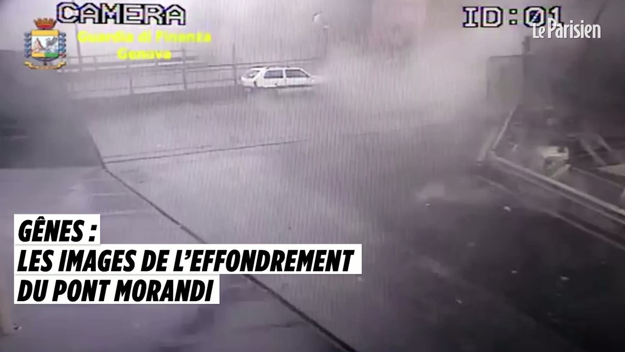 Gênes : les images de l’effondrement du pont Morandi