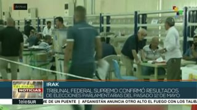 Confirma autoridad electoral iraquí resultados de parlamentarias