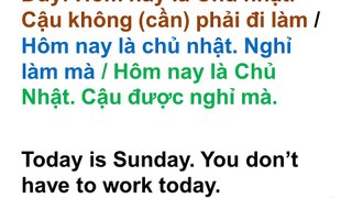 Learn vietnamese: Conversation 1 - 5