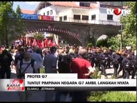 KTT G7 Diwarnai Aksi Demonstrasi Warga