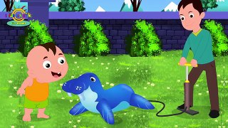 Little Baby Wants To Play With Inflatable Toy | Childrens Cartoons & Nursery Rhymes
