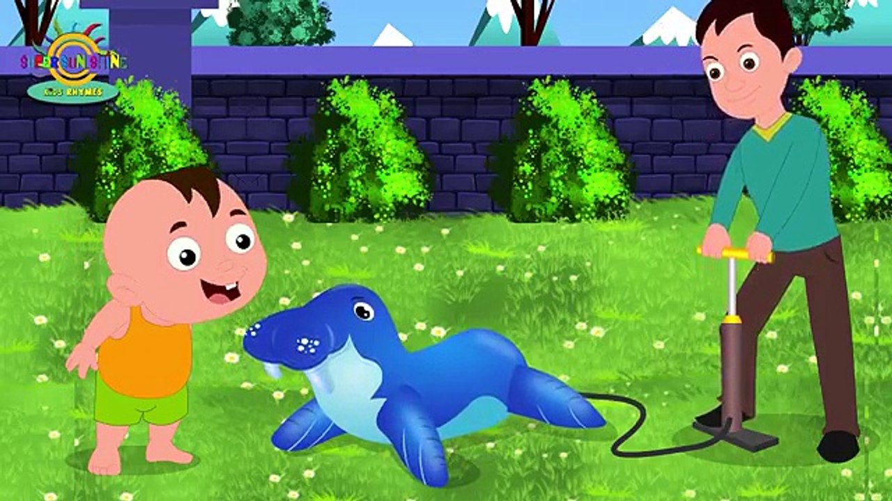 Little Baby Wants To Play With Inflatable Toy | Childrens Cartoons & Nursery Rhymes