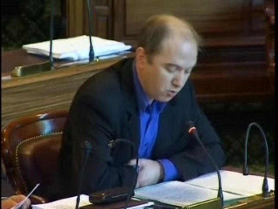 Denis Baupin: le budget 2008 de la Ville de Paris