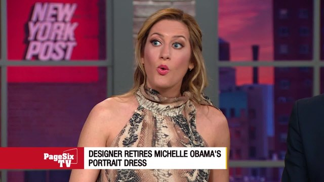 It's for Mrs. Obama only. The dress worn by @MichelleObama in her official portrait has been retired by designer @MillybyMichelle. Plus, the former first lady and @BarackObama hit up #Broadway to see the boss, Bruce @springsteen. #PageSixTV #Springsteen