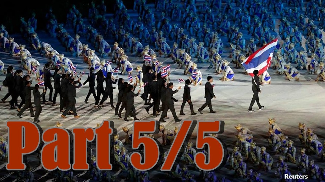 [HD1080i]Asian Games 2018 Jakarta Opening Ceremony | พิธีเปิดเอเชียนเกมส์ 2018 Part5/5