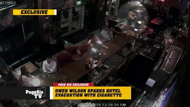 EXCLUSIVE: #OwenWilson sparked a panic at a South Beach hotel when he and a mystery woman blazed up a cigarette and set off the smoke detector. The entire place had to be evacuated! #PageSixTV's got the scoop on the #ButterscotchStallion's fiery fling.