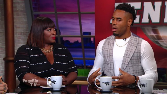 Former #NFL running back @RashadJennings speaks with #PageSixTV's @BevySmith about the @Kaepernick7 controversy. Plus, the former #DWTS champ takes Bevy for a spin on the dance floor!