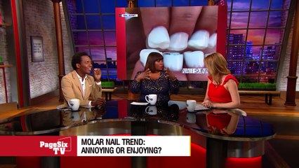 There are those who need to stop biting their nails, and those who need to stop their nails from biting! #PageSixTV examines the latest trend -- molar nails! What do you think? Annoying or Enjoying?