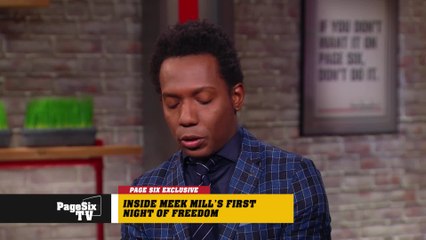 EXCLUSIVE: How did @MeekMill spend his first night of freedom? And why does he say he still doesn't feel free? Find out today on #PageSixTV!