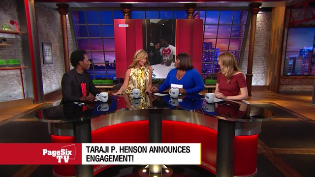 I said yes, y'all! #Empire star @TherealTaraji got engaged to former NFL star #KelvinHayden! Get all the proposal details on today's #PageSixTV!
