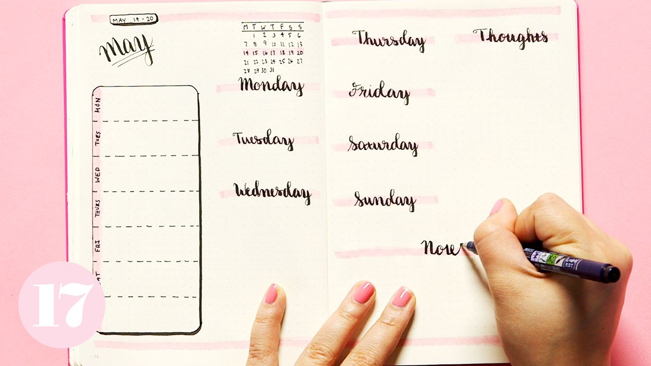 Weekly Spread Ideas For Your Bullet Journal | Plan With Me