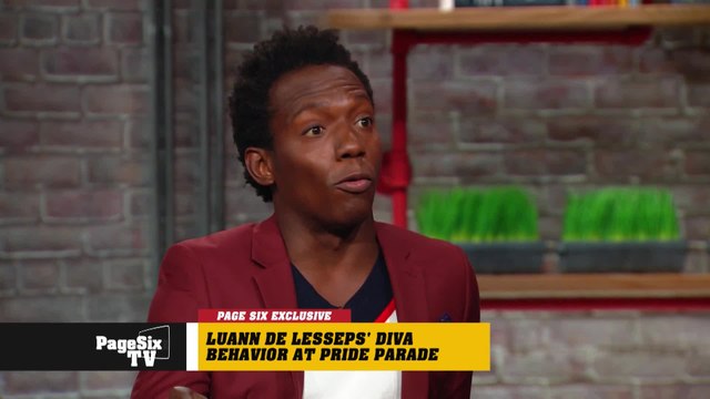 EXCLUSIVE: #RHONY's @CountessLuann was pretty tipsy and barking orders at the San Francisco #Pride Parade! What's behind her next-level diva behavior? #PageSixTV's got the scoop!