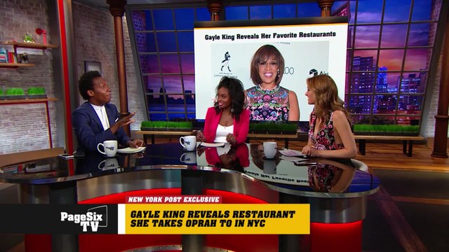 EXCLUSIVE: What are @GayleKing's favorite #NYC eats, and where does she take @Oprah? The mouth-watering answers are on today's #PageSixTV! @PizzaLovesEmily @TheMillingRoom