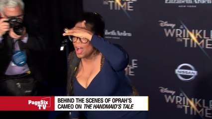 Did @Oprah make a cameo on #HandmaidsTale just to get show spoilers? We've got the Lady O info on #PageSixTV!