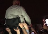Man in Wheelchair Gets Lifted by the Crowd During Liam Gallagher Concert in Manchester