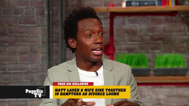 #MattLauer was spotted out dining with his ex Annette Roque in the Hamptons! #PageSixTV has the scoop on their cordial encounter as their divorce looms!