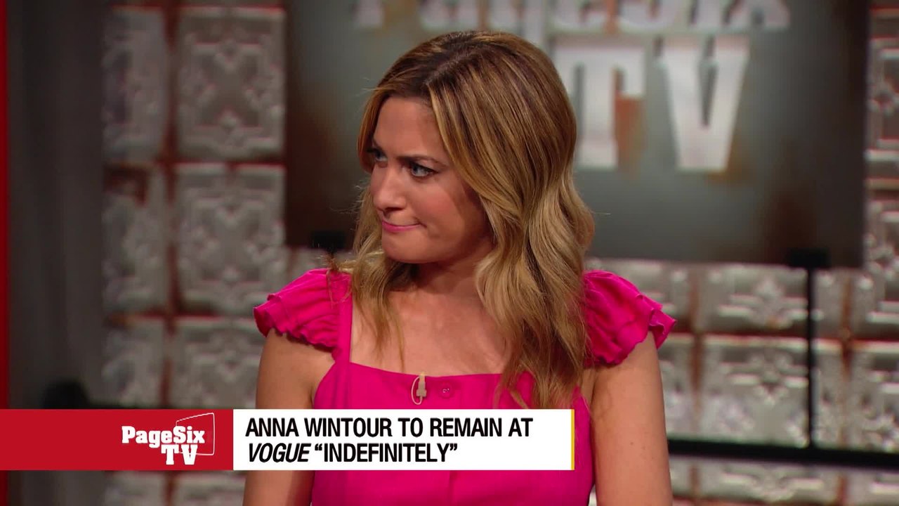 Despite reports that she's leaving soon, #Vogue released a statement saying #AnnaWintour isn't going anywhere! So, is she? #PageSixTV looks at what's really going on!