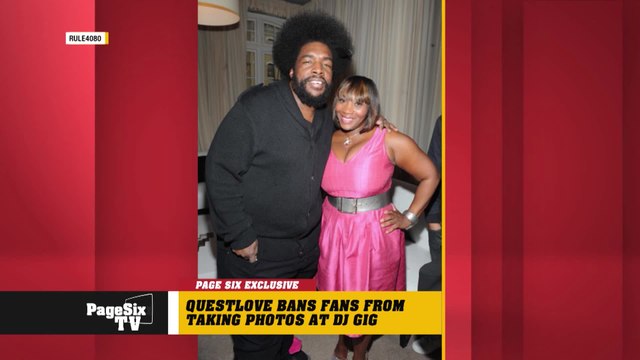 EXCLUSIVE: NO PHOTOS! Not while @questlove is running the turntables. Why does the #FallonTonight drummer have no love for those on a quest for his pic? @CarlosGreer has the details on today's #PageSixTV!