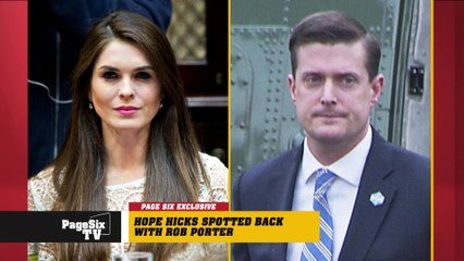 Download Video: #HopeHicks has been spotted back together with disgraced White House staffer #RobPorter! #PageSixTV has the details on their rekindled romance!