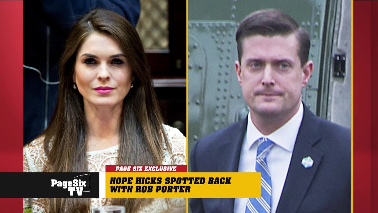 #HopeHicks has been spotted back together with disgraced White House staffer #RobPorter! #PageSixTV has the details on their rekindled romance!