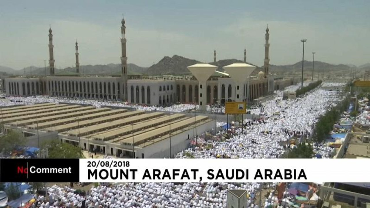 Hadsch: Zwei Millionen Menschen am Berg Arafat