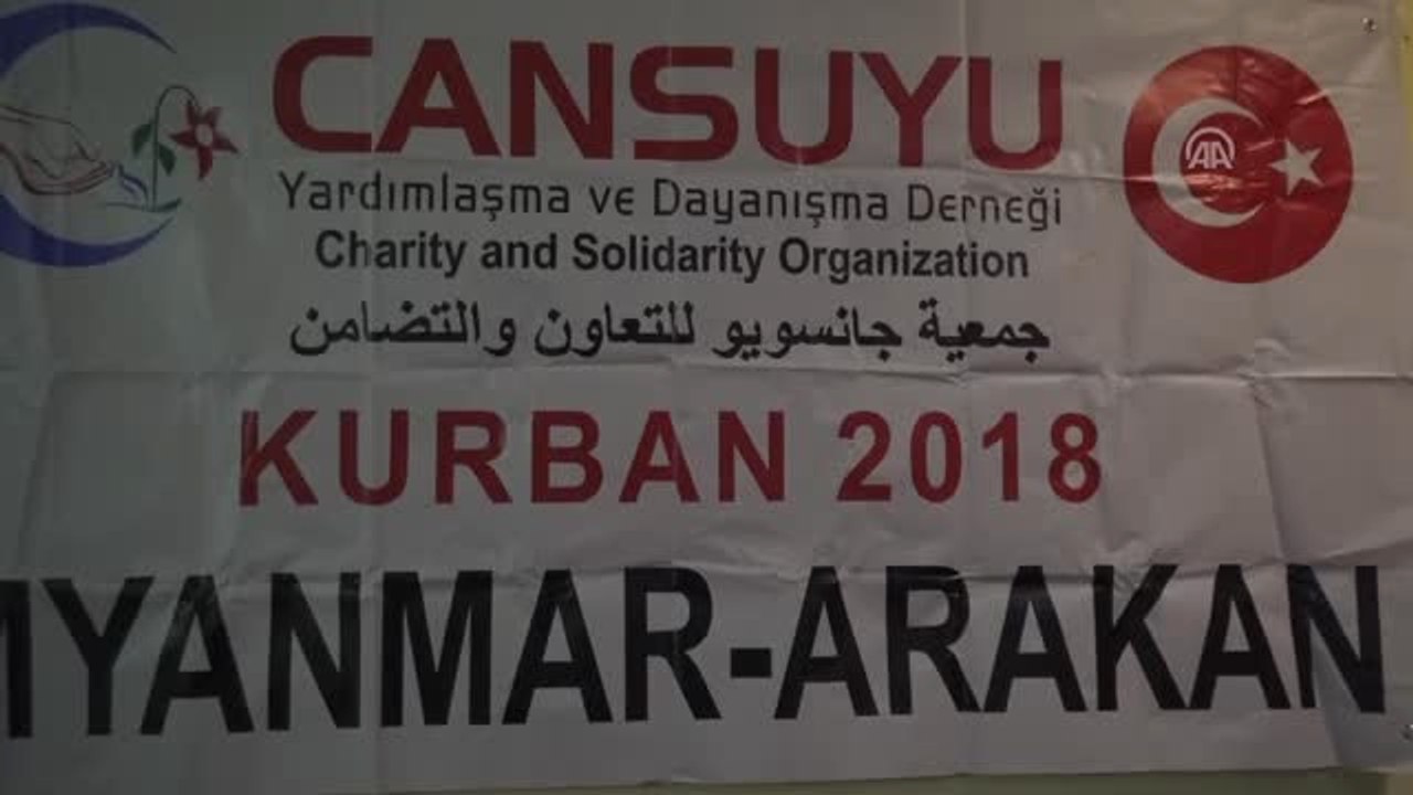 Cansuyu'ndan 5 Bin Arakanlı Aileye Kurban Eti Yardımı