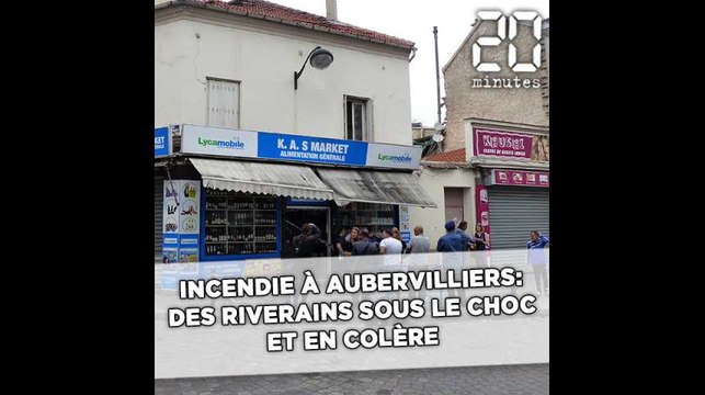 Incendie à Aubervilliers: Les riverains sous le choc et en colère