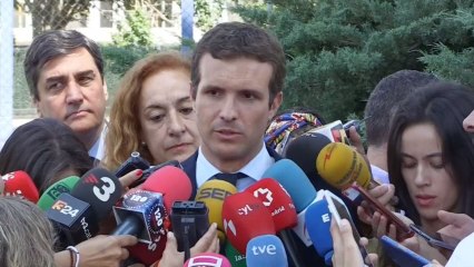Casado pide a Sánchez que frene las amenazas de Torra o el PP pedirá otro 155