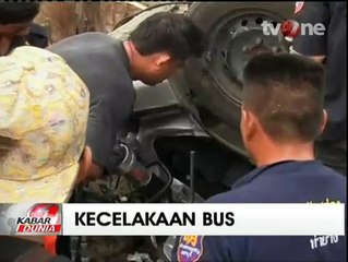 Minibus Tabrak Pohon di Thailand, 4 Penumpang Tewas