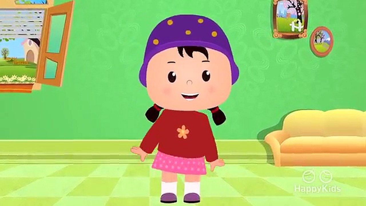 Hickory Dickory Dock Nursery Rhymes For Kids And Children | Baby Songs | HappyKids