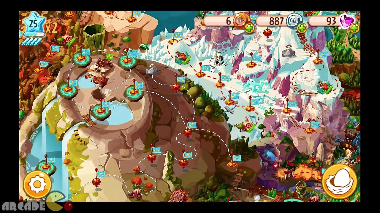 Angry Birds Epic:NEW Cave 6, Endless Winter 3 NO Hacking Golden Piggies