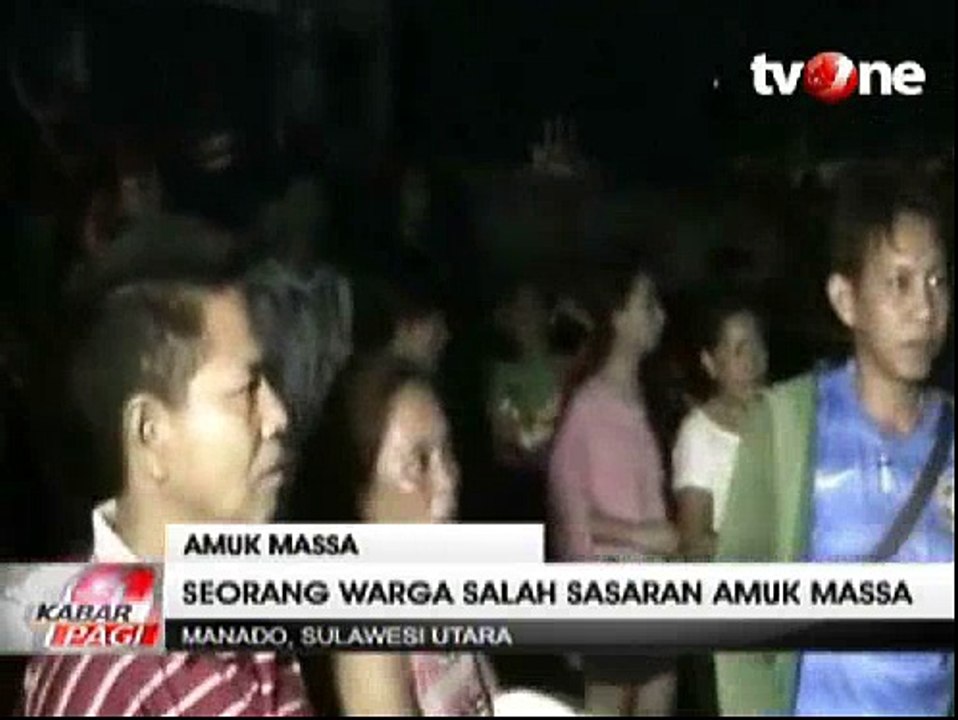 Seorang Pemuda Salah Sasaran Amuk Massa