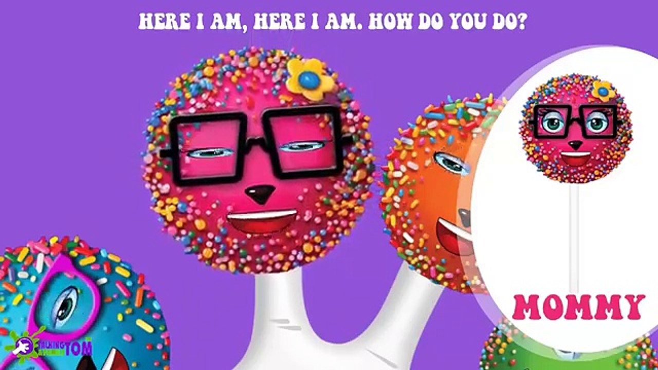 The Finger Family Lollipop Family Nursery Rhyme Lollipop Finger Family Songs