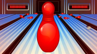 Learn colors with colors bowling game Nursery children learn colors videos kids Learning V
