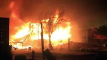 Fire in Boca Del Río destroyed several homes!