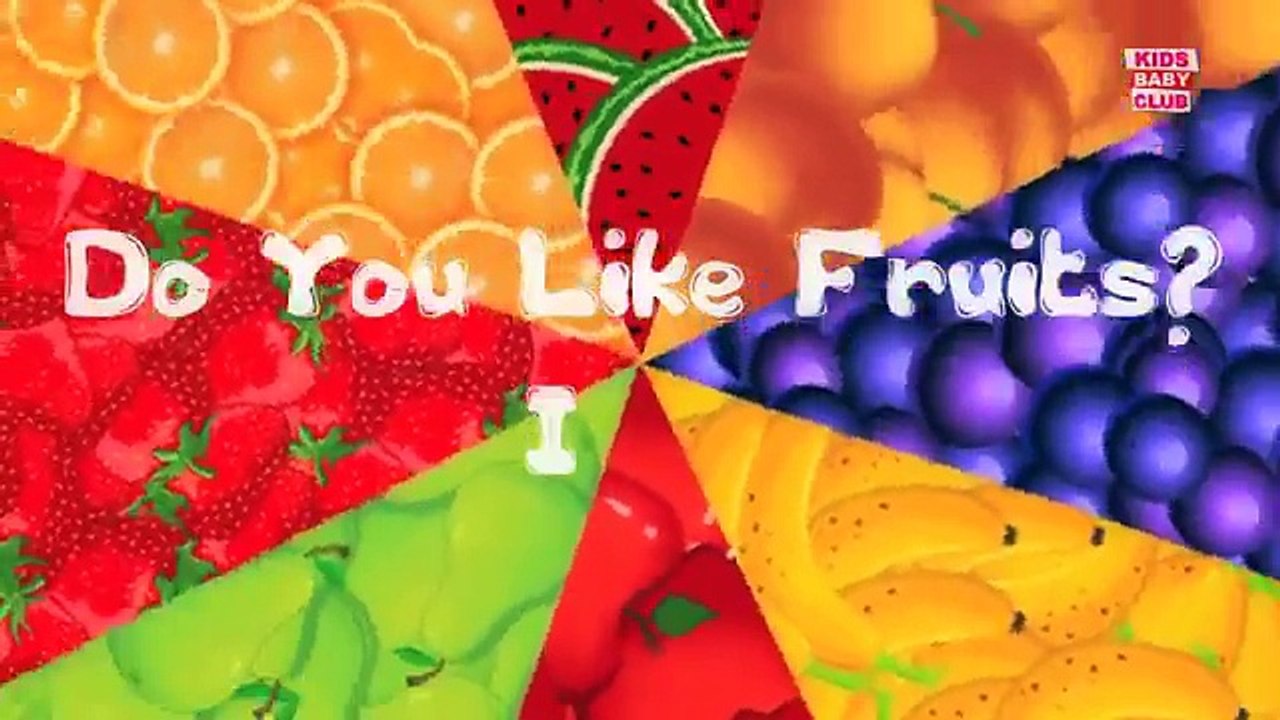 Fruits Song | English rhymes learning for kids...