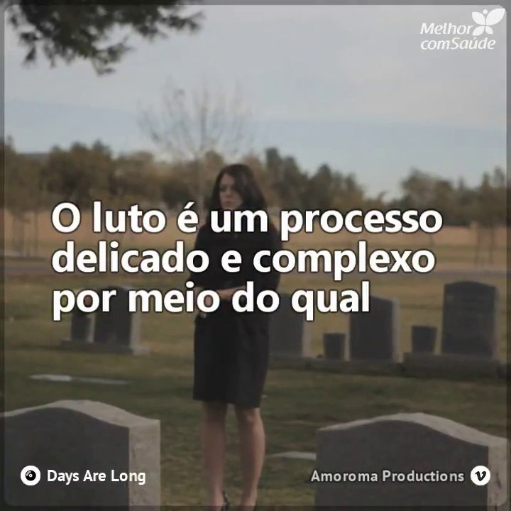 O luto é um processo interior para o qual ninguém está preparado, mas podemos superá-lo: aprendemos a viver sem aquela pessoa, mas sem nunca esquecê-la.