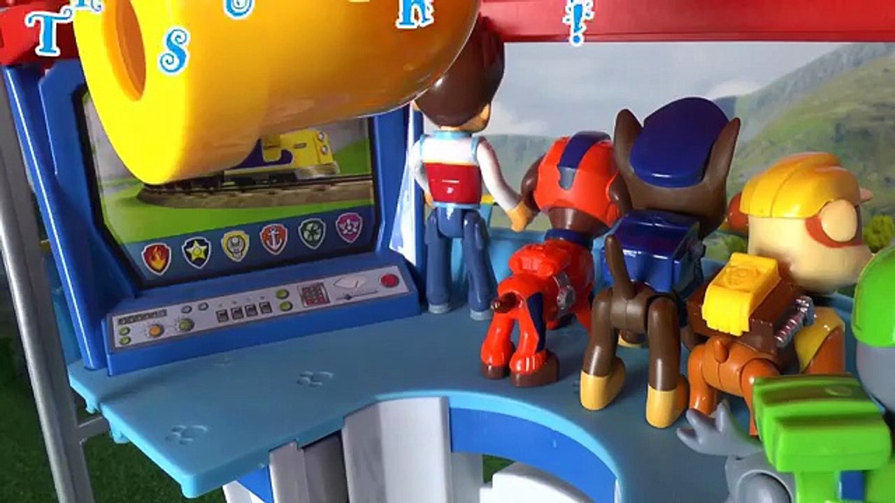 Paw Patrol Stop Motion Play Doh Snow Monster Episode with Thomas and Friends Fun Toy Story