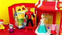McDonalds Happy Meal Surprise Toys and Play Doh Cheese Burger Tutorial DIY Playdough
